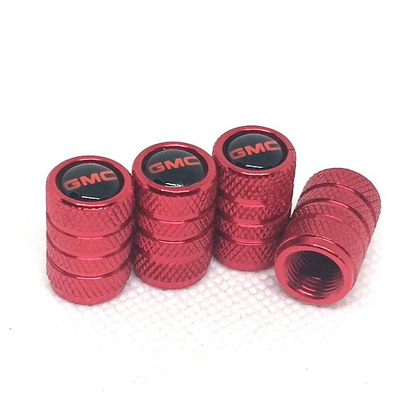 GMC TIRE CAPS UNIVERSAL AIR VALVE STEM CAPS 4 INCLUDED PER PACK - Picture 4 of 4